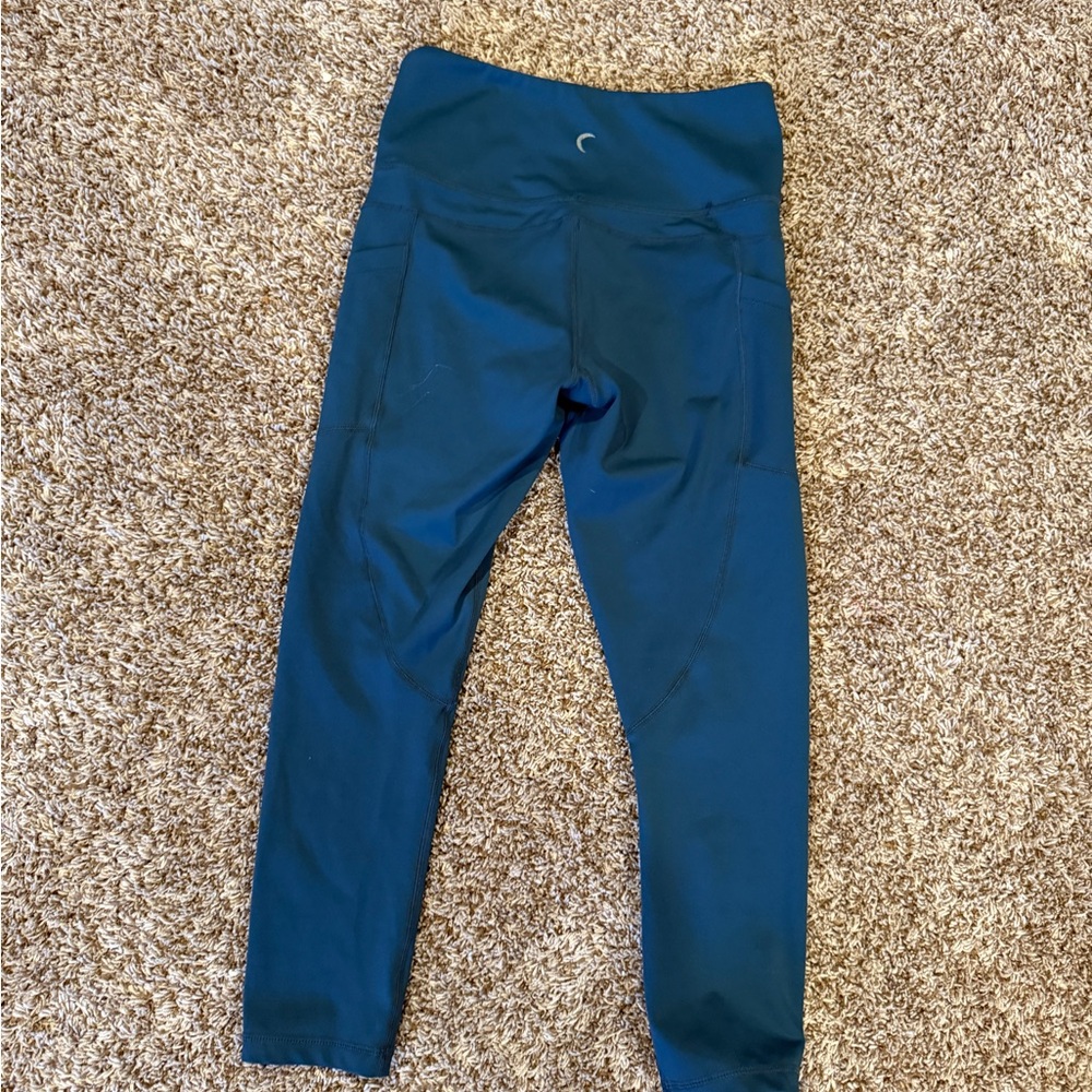 ZYIA Blue Athletic Leggings with Stretchy Fabric